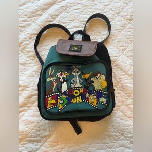 Vintage 1995 Looney Tunes Mini Backpack